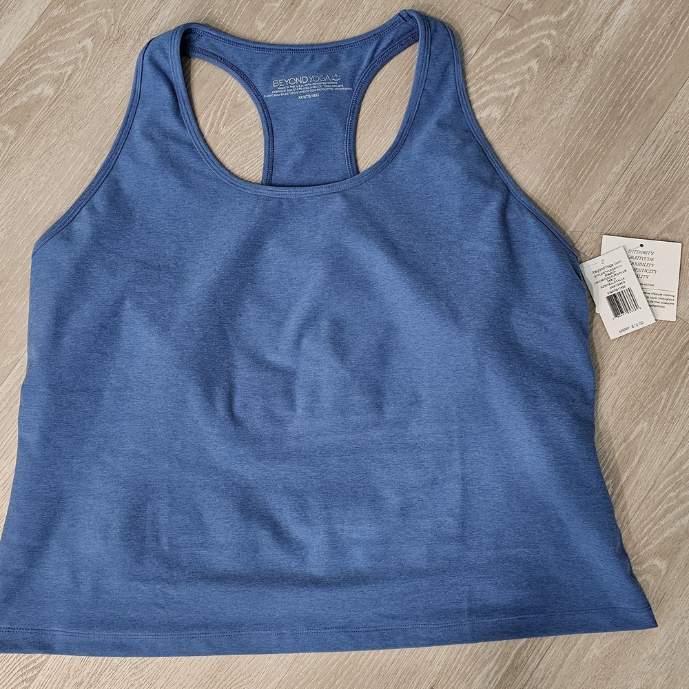 NEW Beyond Yoga Blue 4XL Shelf Bra Tank Top NWT $70
